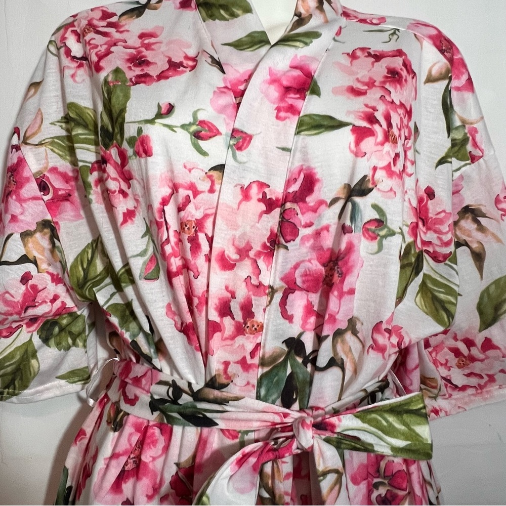Show me your MuMu Brie Robe Garden of Blooms brides bridesmaids NWOT - Picture 3 of 5